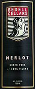 Bedell Cellars Merlot 2001 Front Label