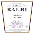 Balbi Syrah 2002 Front Label