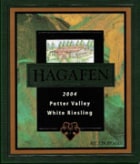 Hagafen Potter Valley White Riesling (OU Kosher) 2004 Front Label