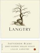 Langtry Estate Lillie Sauvignon Blanc 2007 Front Label