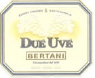 Bertani Due Uve Bianco 2001 Front Label