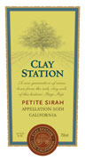 Clay Station Petite Sirah 2002 Front Label