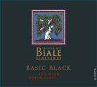 Robert Biale Vineyards Basic Black Red 2014  Front Label