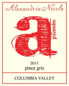 Alexandria Nicole Cellars A2 Squared Pinot Gris 2011 Front Label