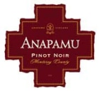 Anapamu Pinot Noir 2003 Front Label