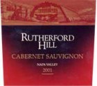 Rutherford Hill Napa Valley Cabernet Sauvignon 2001 Front Label