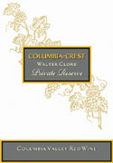 Columbia Crest Walter Clore Private Reserve Red 2002 Front Label