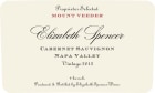Elizabeth Spencer Mount Veeder Cabernet Sauvignon 2013 Front Label