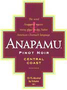 Anapamu Pinot Noir 2004 Front Label