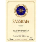 Tenuta San Guido Sassicaia 2002 Front Label