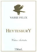 Vasse Felix Heytesbury Red Blend 2002 Front Label