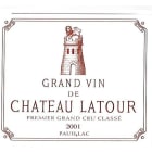 Chateau Latour (scuffed label) 2001 Front Label