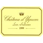 Chateau d'Yquem Sauternes (375ML half-bottle) 1999 Front Label