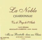 La Noble Chardonnay 1998 Front Label