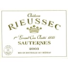 Chateau Rieussec Sauternes (375ML half-bottle) 2003 Front Label