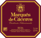 Marques de Caceres Rioja Crianza 2002 Front Label