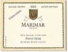 Marimar Estate Don Miguel Vineyard Pinot Noir 2002 Front Label