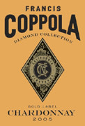 Francis Ford Coppola Diamond Collection Chardonnay 2005 Front Label