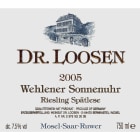 Dr. Loosen Wehlener Sonnenuhr Riesling Spatlese 2005 Front Label