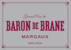 Chateau Brane-Cantenac Baron de Brane 2009 Front Label