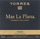 Familia Torres Mas La Plana Cabernet Sauvignon 2001 Front Label