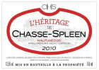 Chateau Chasse Spleen L'Heritage de Chasse-Spleen 2010 Front Label