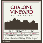 Chalone Pinot Blanc 2005 Front Label