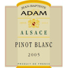 Jean-Baptiste Adam Reserve Pinot Blanc 2005 Front Label