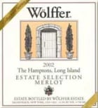 Wolffer Estate Selection Merlot 2002 Front Label