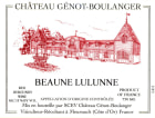 Domaine Genot-Boulanger Beaune Lulunne 2006 Front Label