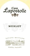 Lapostolle Merlot 2006 Front Label