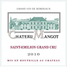 Chateau Mangot  2010 Front Label