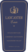 Lancaster Cabernet Sauvignon (375ML half-bottle) 2004 Front Label