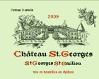 Chateau St. Georges St. Emilion 2009 Front Label