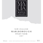 Matua Pinot Noir 2007 Front Label