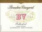 Beaulieu Vineyard Rutherford Cabernet Sauvignon 1997 Front Label