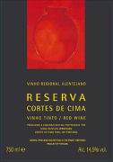 Cortes de Cima Vinho Regional Alentejano Reserva 2008 Front Label