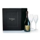 Dom Perignon with 2 Crystal Flutes Gift Pack 2000 Front Label