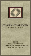 Clark-Claudon Estate Cabernet Sauvignon 2002 Front Label