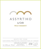 Gaia Santorini Wild Ferment Assyrtiko 2017 Front Label