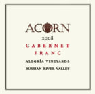 ACORN Winery Alegria Vineyards Cabernet Franc 2008 Front Label