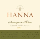 Hanna Russian River Valley Sauvignon Blanc 2011  Front Label