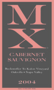 MX Wines Beckstoffer To Kalon Vineyard Cabernet Sauvignon (Schrader Cellars) 2004 Front Label