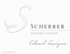 Scherrer Winery Cabernet Sauvignon 2012  Front Label