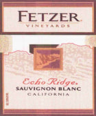 Fetzer Echo Ridge Valley Oaks Sauvignon Blanc 2009 Front Label