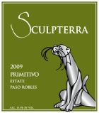 Sculpterra Winery Estate Primitivo 2009  Front Label