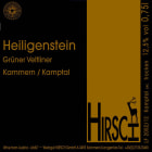 Weingut Hirsch Heiligenstein Gruner Veltliner 2015  Front Label
