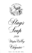 Stags' Leap Winery Viognier 2009  Front Label