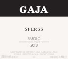 Gaja Sperss Barolo 2018  Front Label