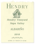 Hendry Albarino 2018  Front Label